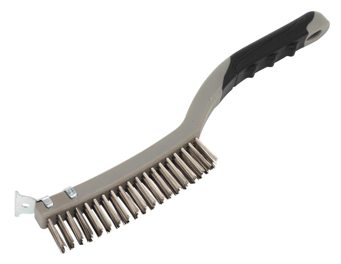 Sealey Wire Brush with Stainless Steel Fill & Scraper WB105
