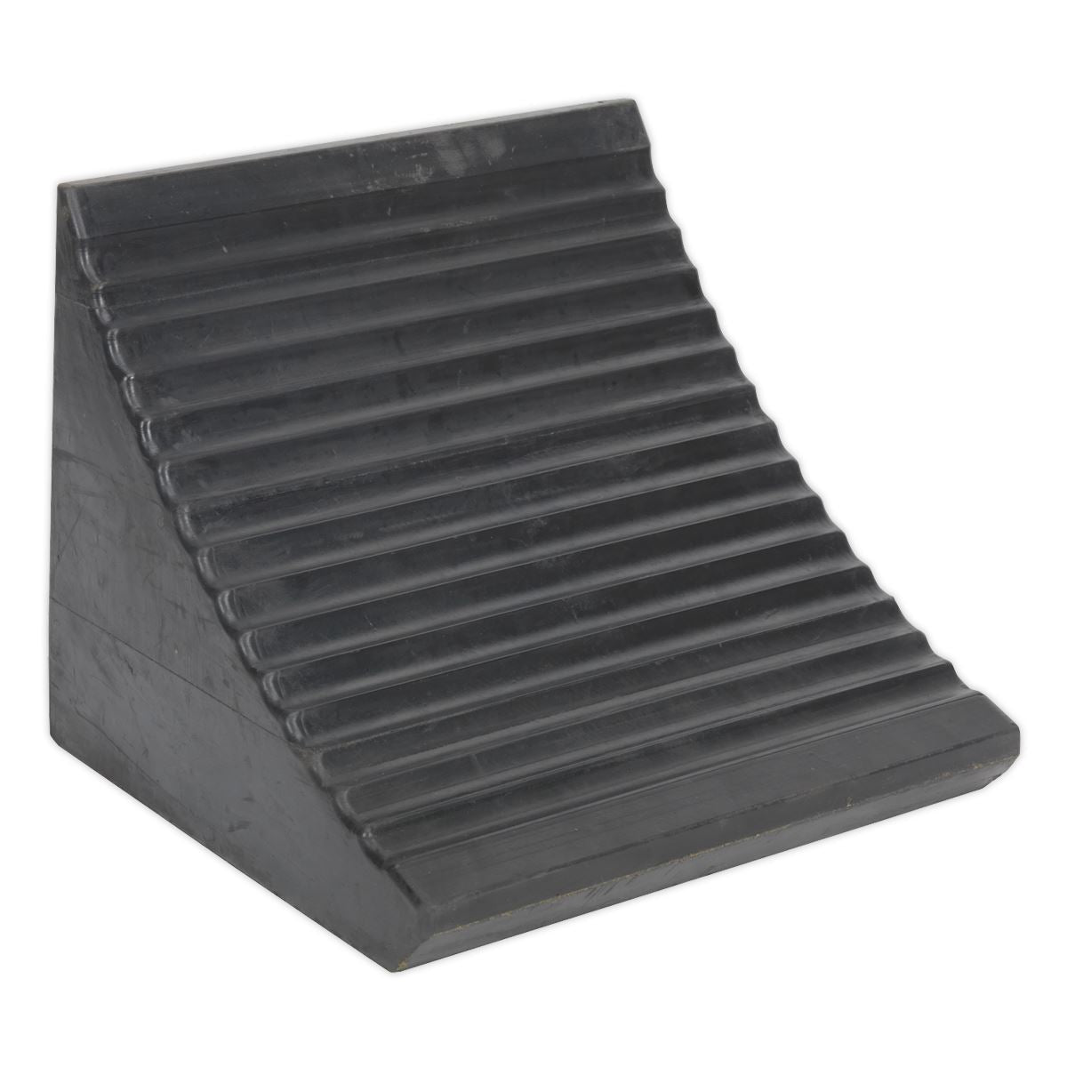 Sealey Heavy-Duty Rubber Wheel Chock - Single WC12