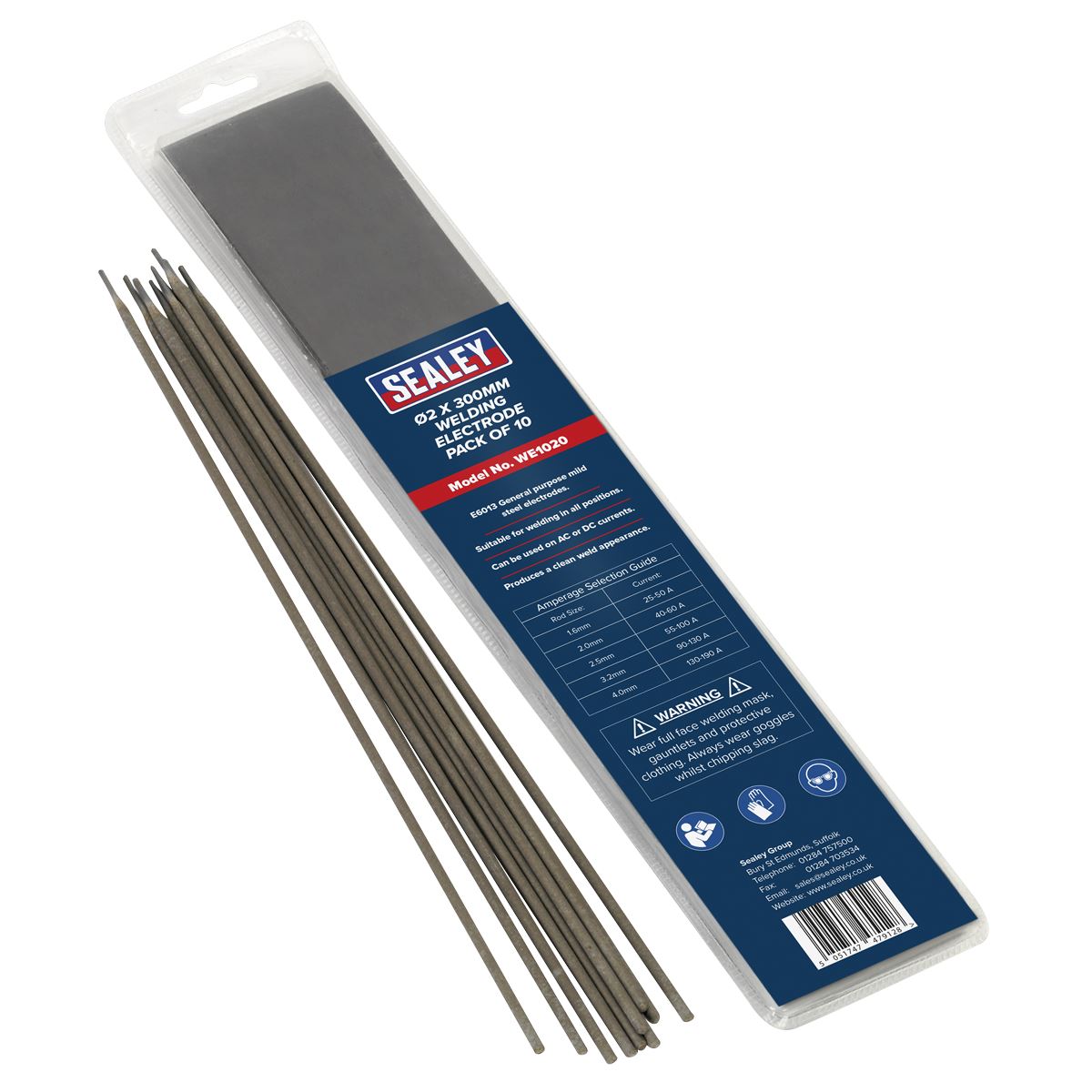 Sealey Welding Electrode �2 x 300mm Pack of 10 WE1020