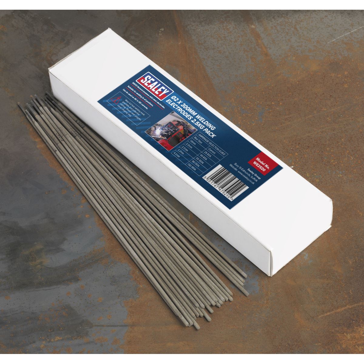 Sealey Welding Electrodes �2 x 300mm 2.5kg Pack WE2520