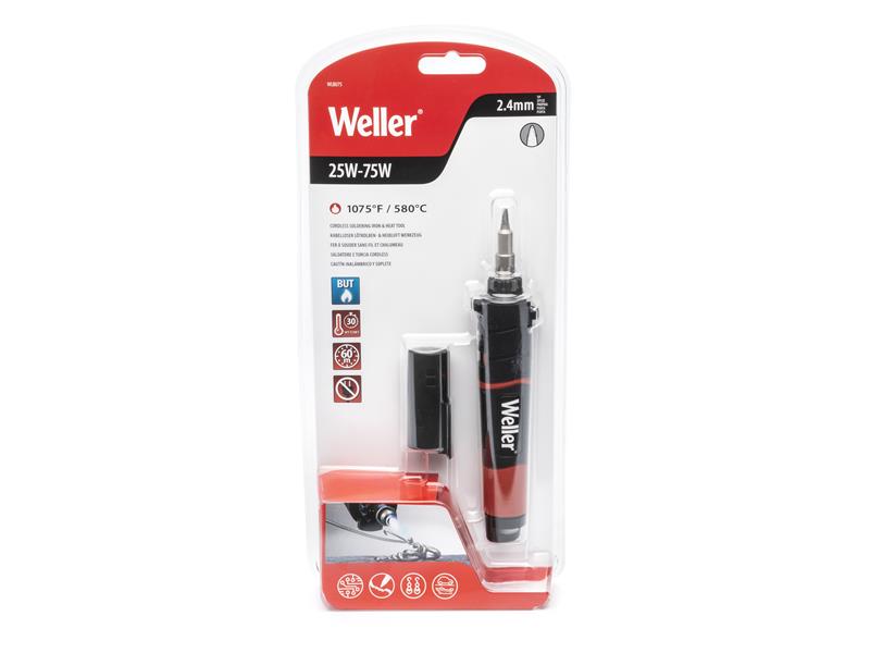Weller Cordless Butane Soldering Iron & Heat Tool 25W-75W WELBU75