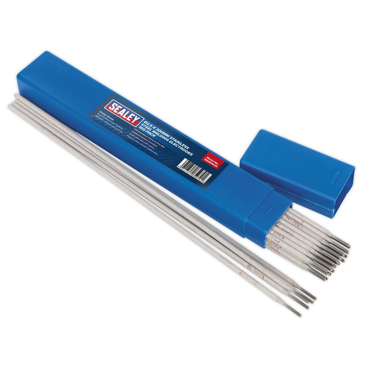 Sealey Welding Electrodes Stainless Steel �2.5 x 300mm 1kg Pack WESS1025