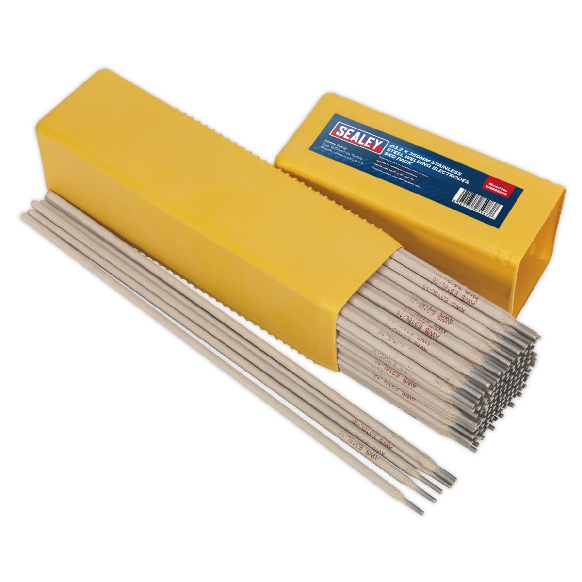 Sealey Welding Electrodes Stainless Steel �3.2 x 350mm 5kg Pack WESS5032