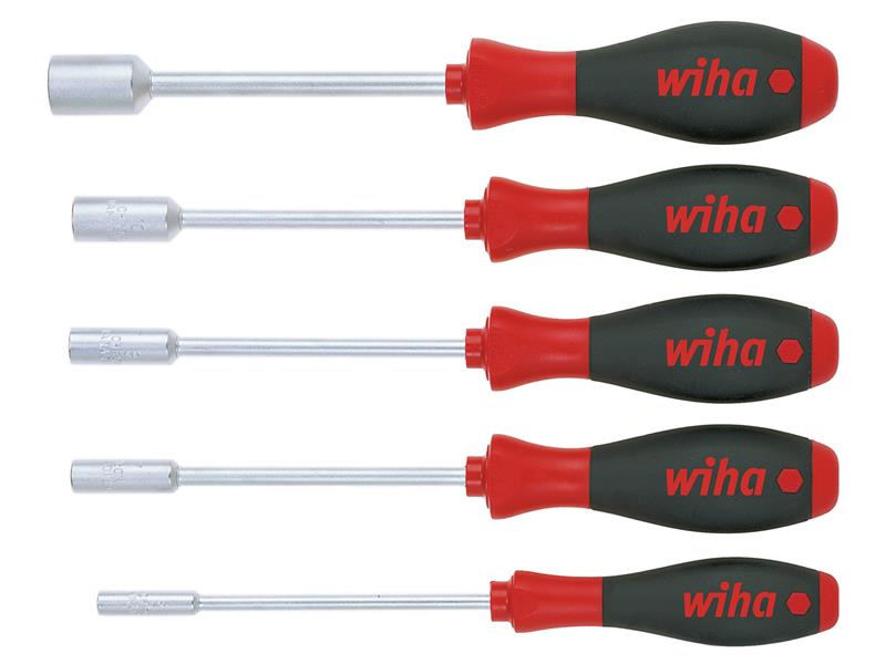 Wiha SoftFinish® Hex Nut Driver Set, 5 Piece WHA01034