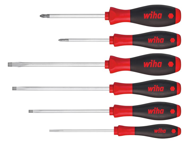 Wiha SoftFinish® SL/PH Screwdriver Set, 6 Piece WHA07152
