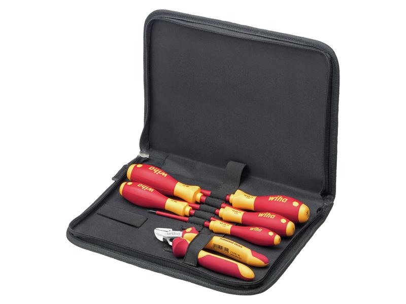Wiha electrician Tool Set, 6 Piece WHA33969