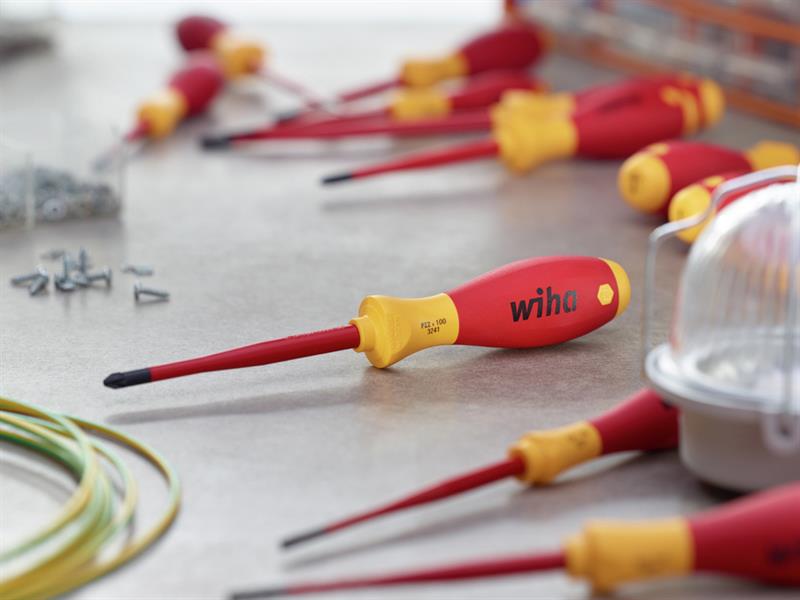 Wiha SoftFinish® electric slimFix SL/PZ Screwdriver Set, 6 Piece WHA36455