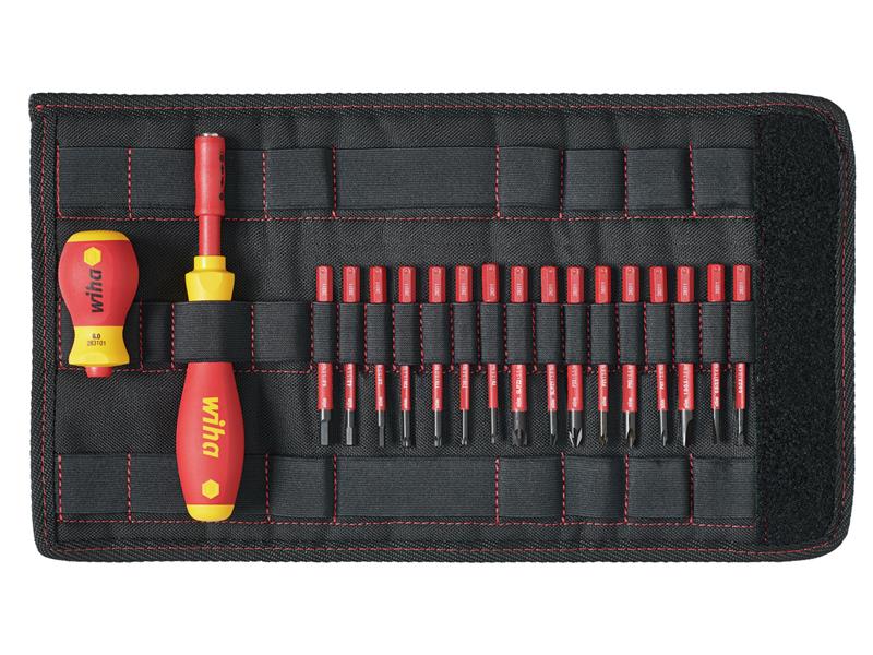 Wiha SoftFinish® electric slimVario Screwdriver Set, 19 Piece WHA41231