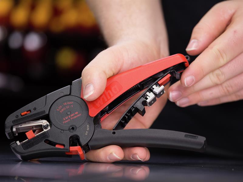 Wiha Automatic Stripping Tool Skinning And Trimming Cables 0.03 16mm WHA42062