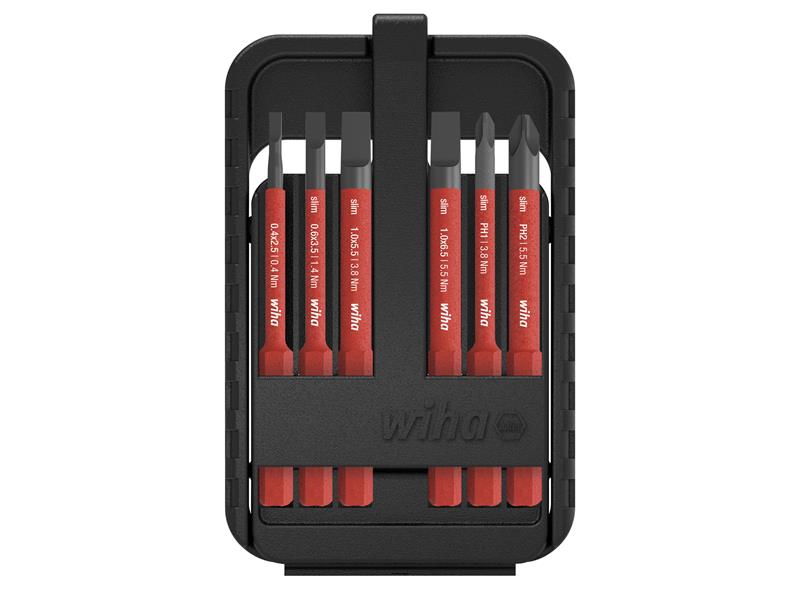 Wiha slimBit electric SL/PH Bit Set, 7 Piece WHA43159