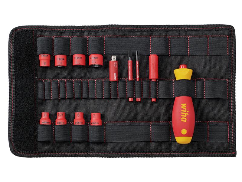Wiha slimVario® electric Screwdriver and Nut Driver Set, 13 Piece WHA43467