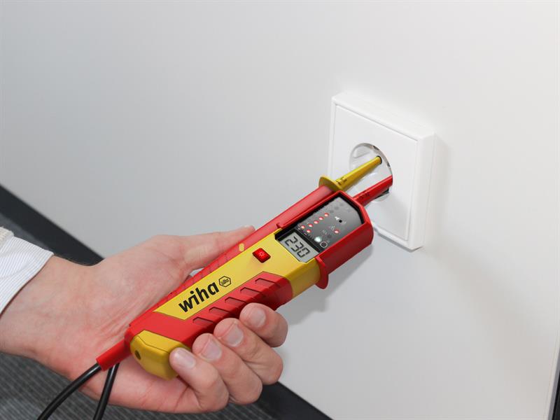 Wiha eMobility Voltage and Continuity Tester 12-1,000 V AC, CAT IV WHA44319
