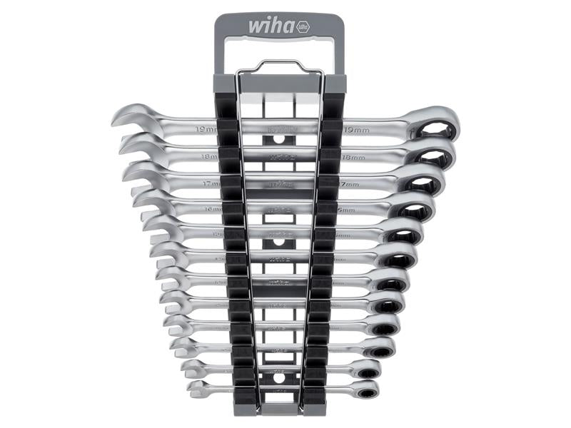 Wiha Ring Ratchet Spanner Set, 12 Piece WHA44665
