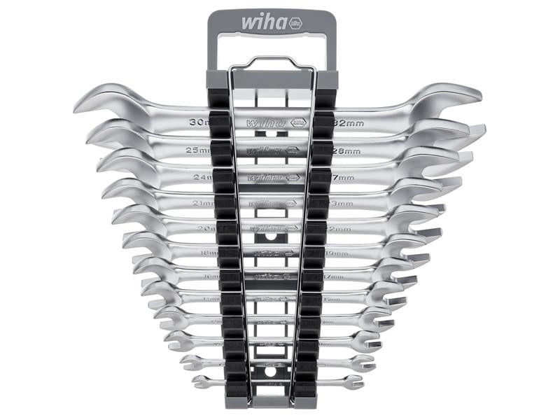 Wiha Double Open-End Spanner Set, 12 Piece WHA44753