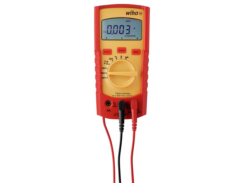 Wiha Digital Multimeter 600 V AC, CAT IV WHA45218