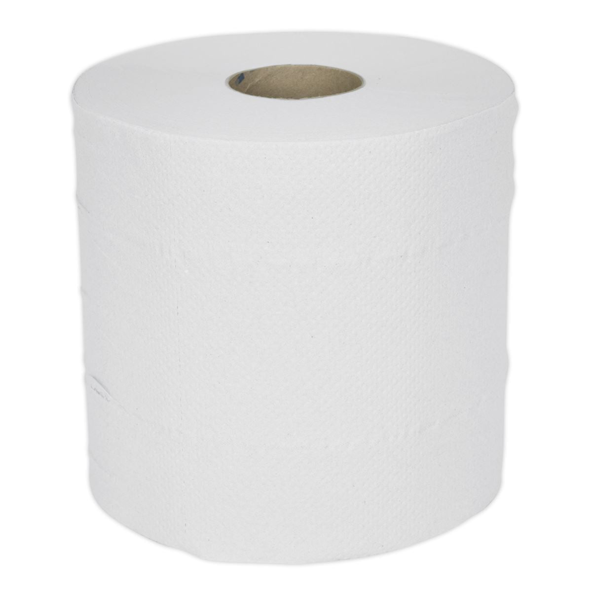 Sealey Paper Roll White 2-Ply Embossed 150m Pack of 6 WHT150