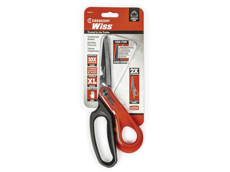 Crescent Wiss® Heavy-Duty Tradesman Shears 254mm (10in) WISCW10TM