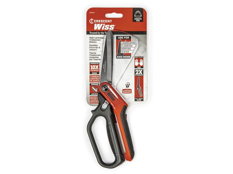 Crescent Wiss® Spring-Loaded Tradesman Shears 279mm (11in) WISCW11TM
