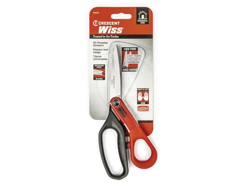 Crescent Wiss® All-Purpose Scissors 216mm (8.1/2in) WISCW812S