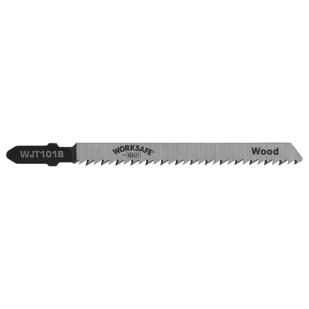 Sealey Jigsaw Blade Wood & Plastics 75mm 10tpi - Pack of 5 WJT101B