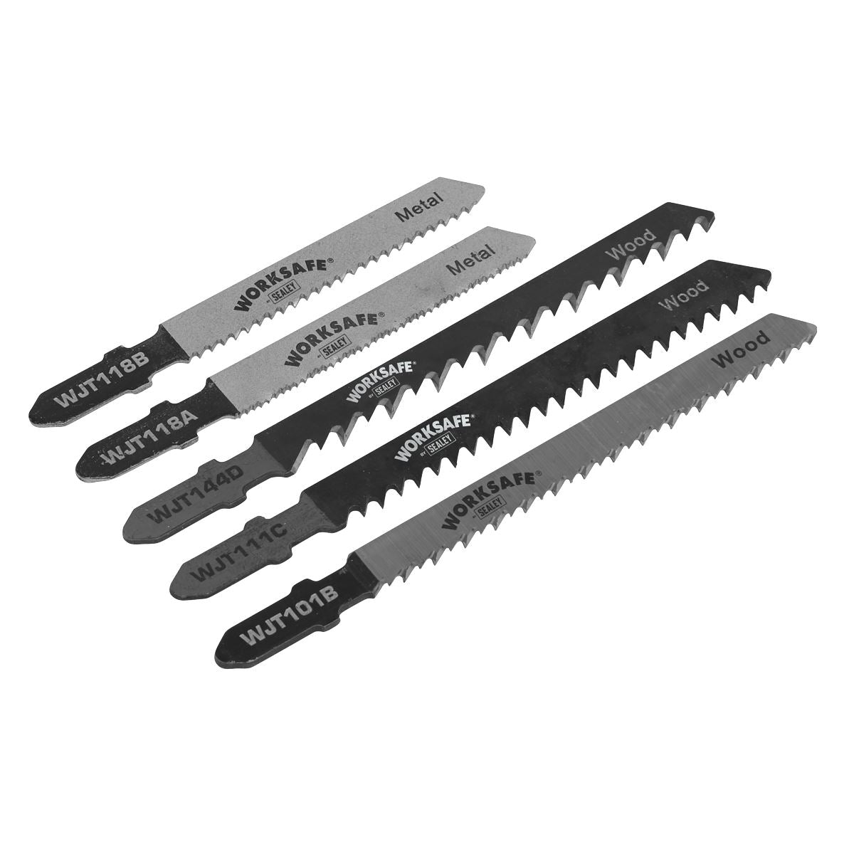 Sealey Assorted Jigsaw Blades - Pack of 5 WJTASS