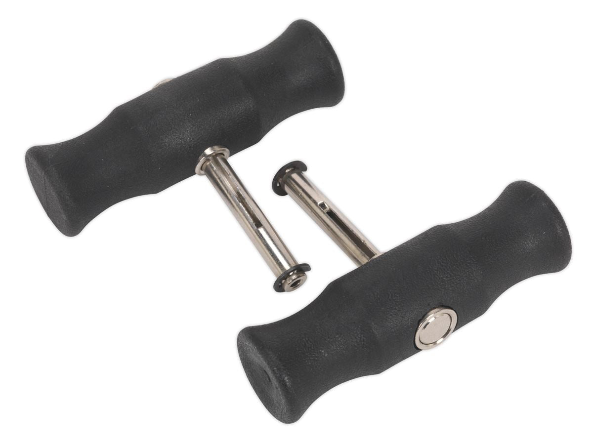 Sealey Windscreen Wire Grip Handles 1 Pair ABS Handles WK0512