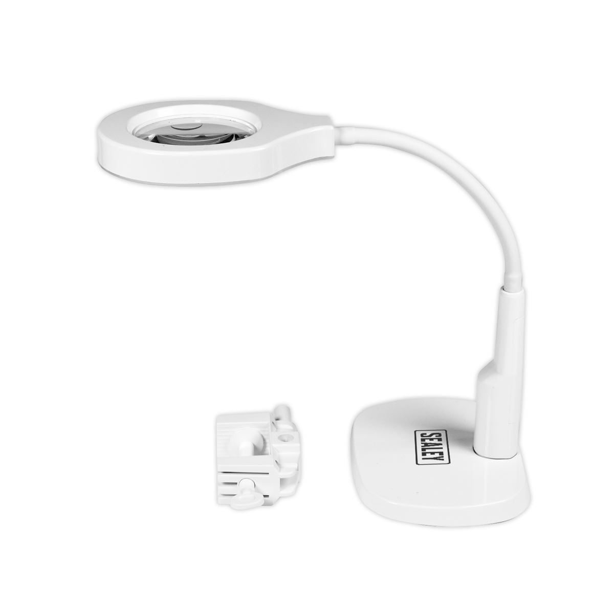 Sealey Dimmable Dual Mounting Magnifying Worklight 230V 45 SMD LED WL53/8D