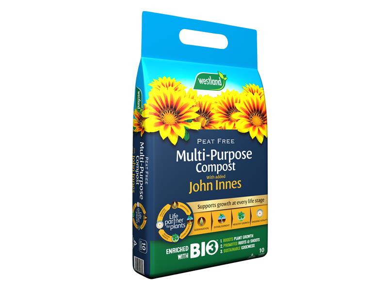 Westland Peat Free Multi-Purpose Compost with John Innes 10 litre WLD10100187