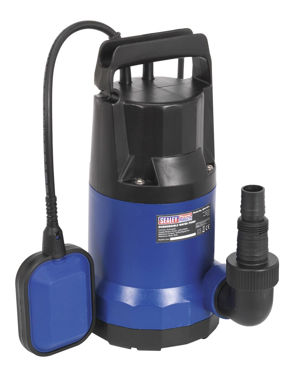 Sealey Submersible Water Pump Automatic 167L/min 230V WPC150A