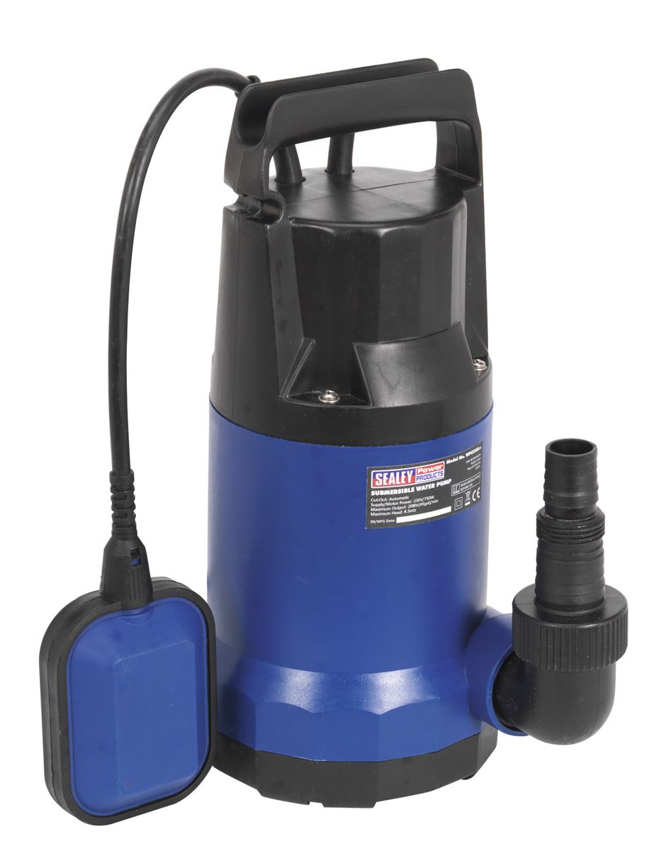 Sealey Submersible Water Pump Automatic 208L/min 230V WPC235A