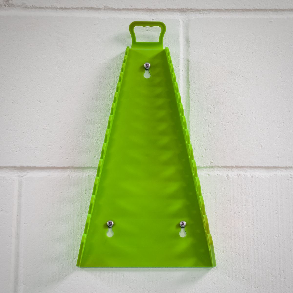 Sealey Reverse Spanner Rack Capacity 15 Spanners Hi-Vis Green WR09HV