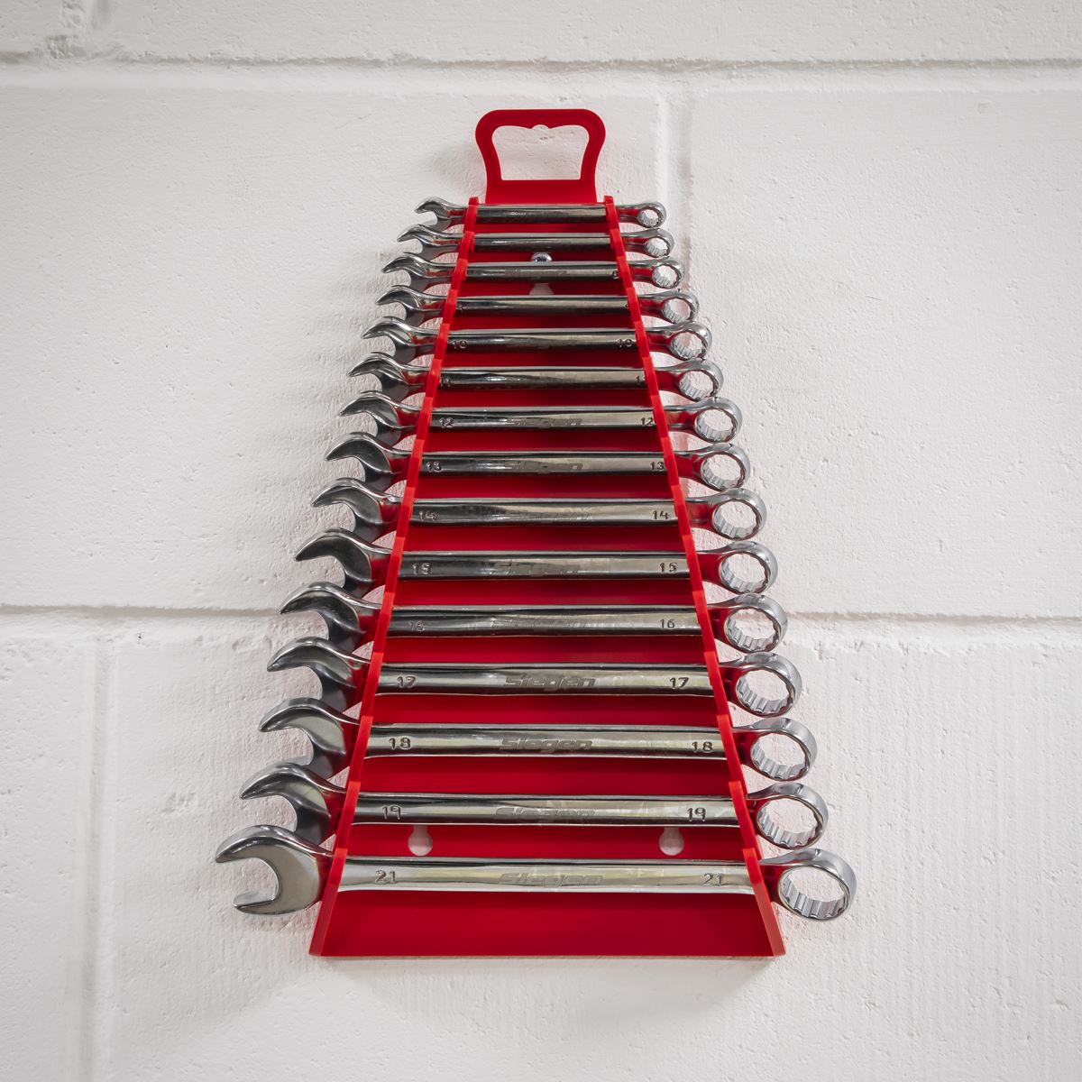 Sealey Reverse Spanner Rack Capacity 15 Spanners WR09