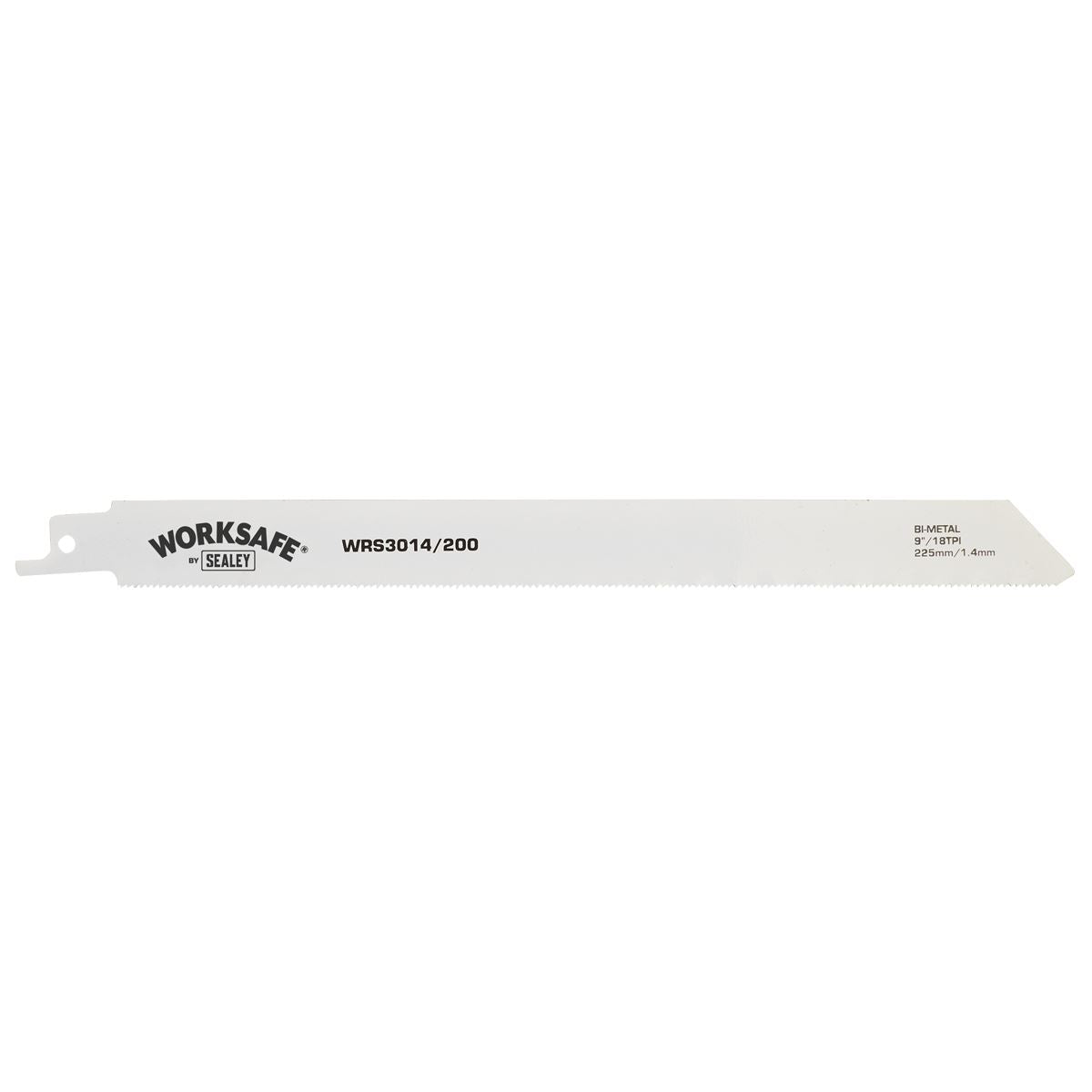 Sealey Reciprocating Saw Blade Metal 225mm 18tpi - Pack of 5 WRS3014/200