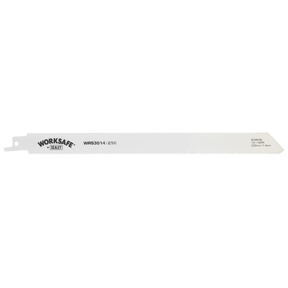 Sealey Reciprocating Saw Blade Metal 250mm 18tpi - Pack of 5 WRS3014/250