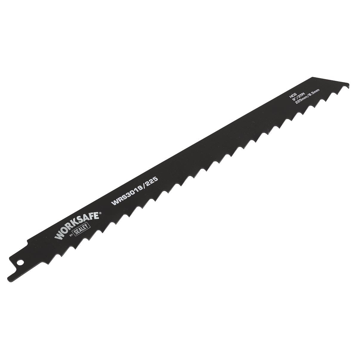 Sealey Reciprocating Saw Blade Wood 225mm 3tpi - Pack of 5 WRS3019/225