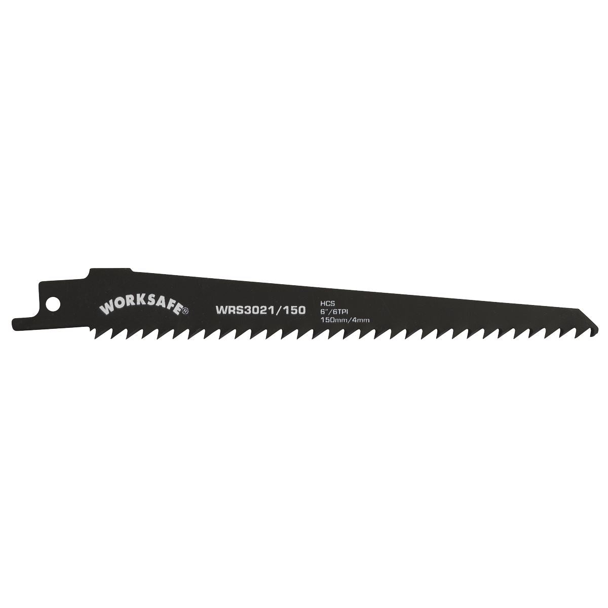 Sealey Reciprocating Saw Blade 150mm 6tpi - Pack of 5 WRS3021/150