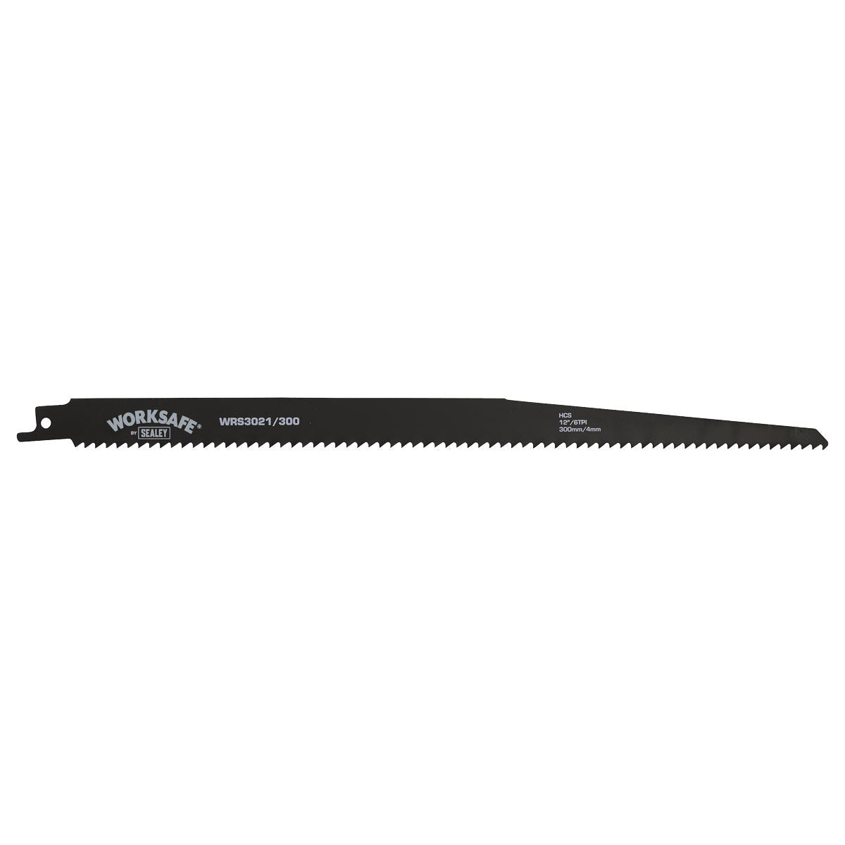 Sealey Reciprocating Saw Blade 300mm 6tpi Pack of 5 Multi Purpose WRS3021/300