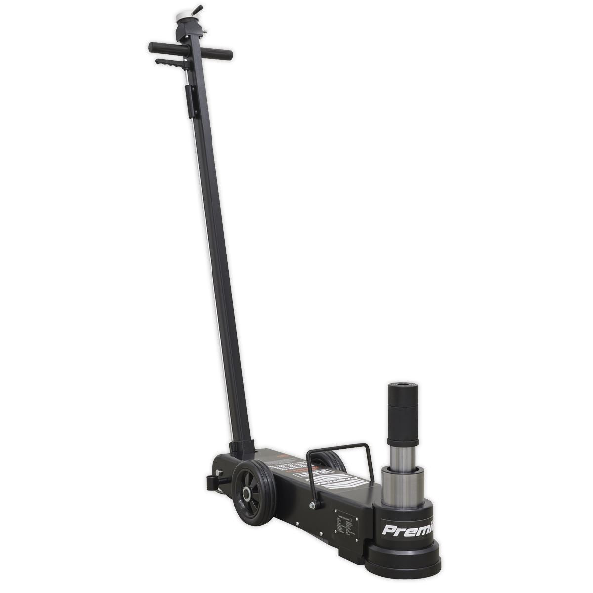 Sealey Air Operated Jack 15-30 Tonne Telescopic - Long Reach/Low Profile YAJ15-30LE