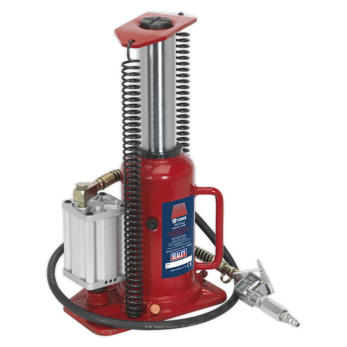 Sealey Air Operated Bottle Jack 18 Tonne YAJ18S