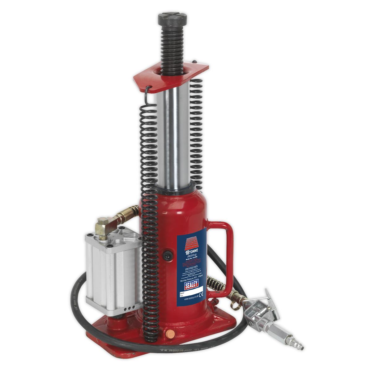 Sealey Air Operated Bottle Jack 18 Tonne YAJ18S