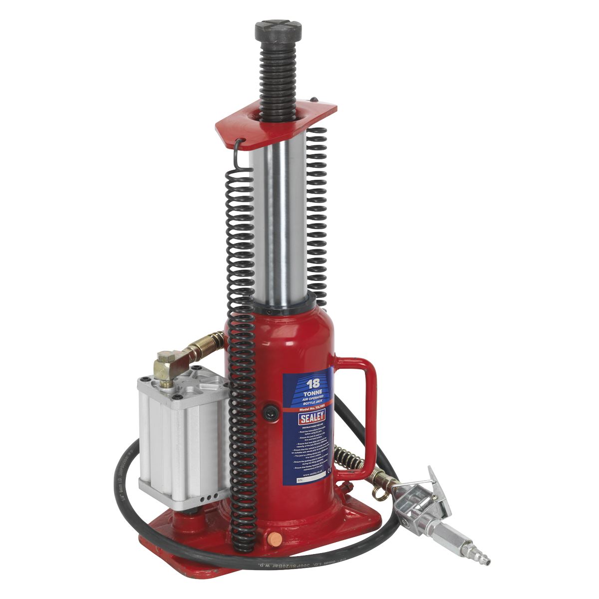 Sealey Air Operated Bottle Jack 18 Tonne YAJ18S