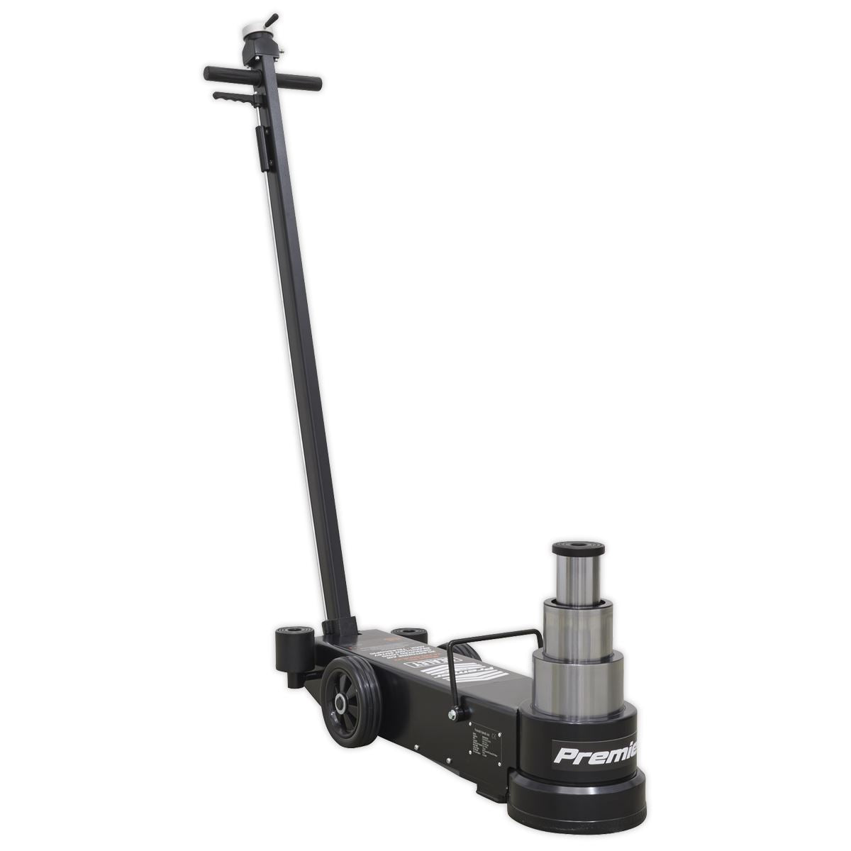 Sealey Air Operated Jack 20-60 Tonne Telescopic - Long Reach/Low Profile YAJ20-60LR