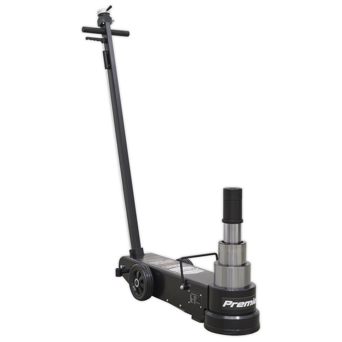 Sealey Air Operated Jack 20-60 Tonne Telescopic - Long Reach/Low Profile YAJ20-60LR