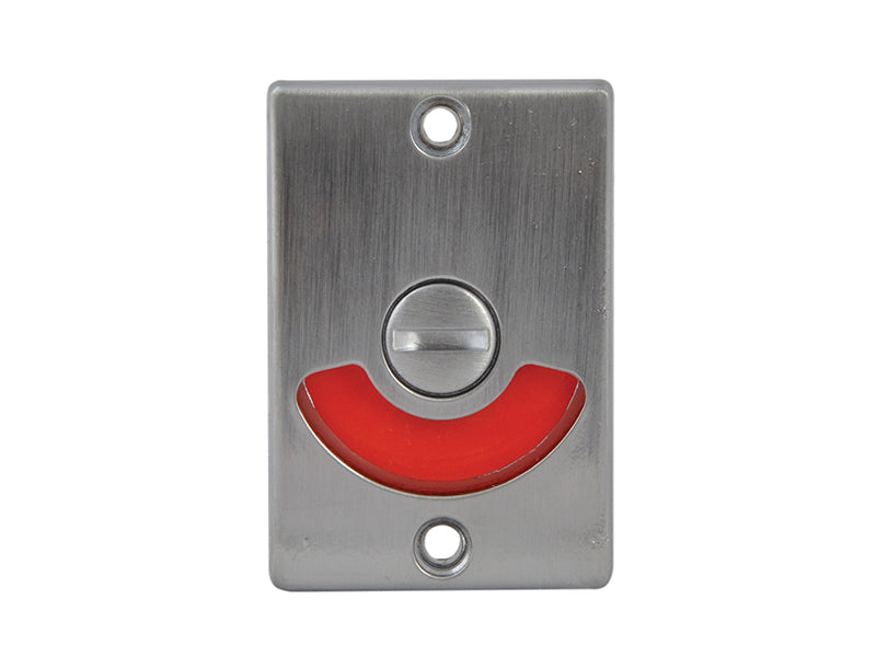 Yale Locks Indicator Bolt for Bathrooms or W.C Doors Satin Chrome P127 YALP127SC