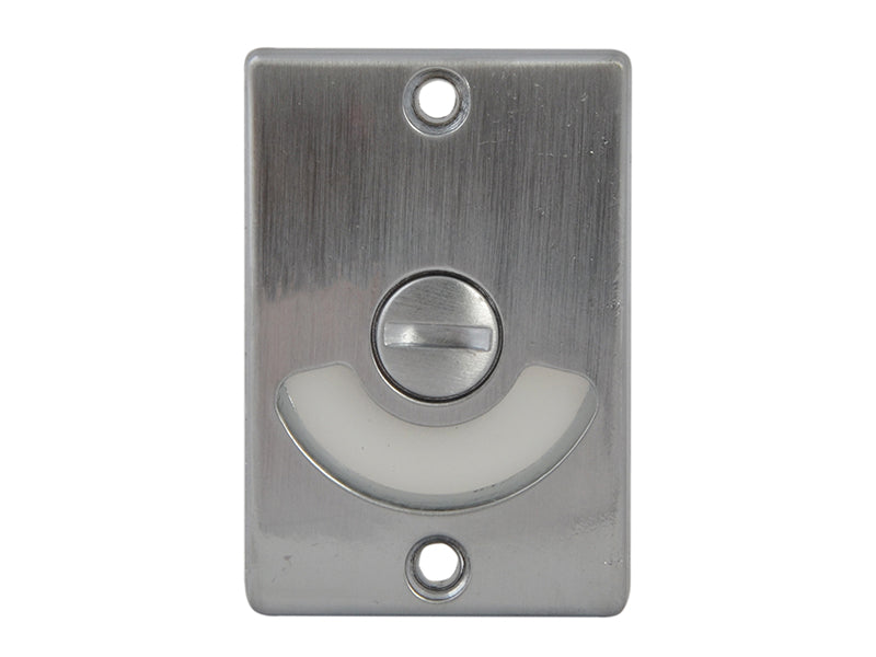 Yale Locks Indicator Bolt for Bathrooms or W.C Doors Satin Chrome P127 YALP127SC