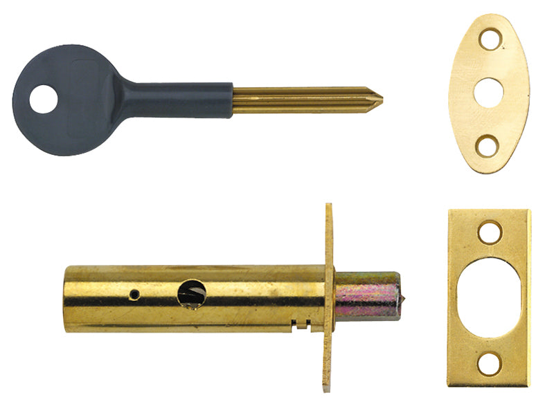 Yale Locks PM444 Door Security Bolts Brass Finish Visi of 2 YALP2PM444PB