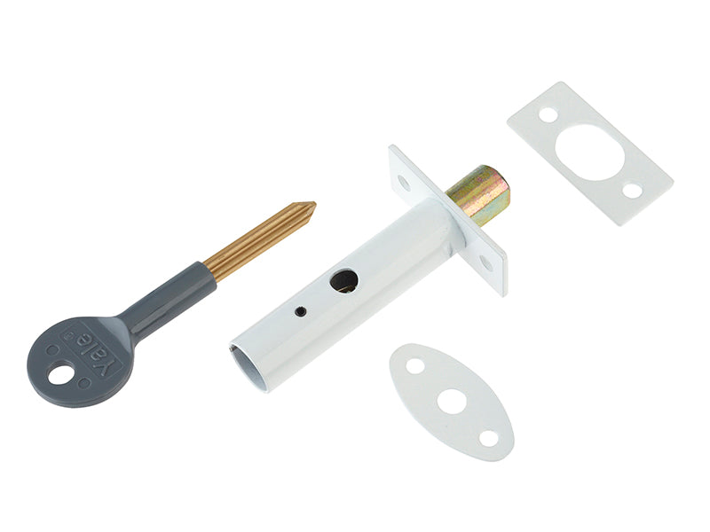 Yale Locks PM444 Door Security Bolt White Finish Visi of 1 YALPM444WE