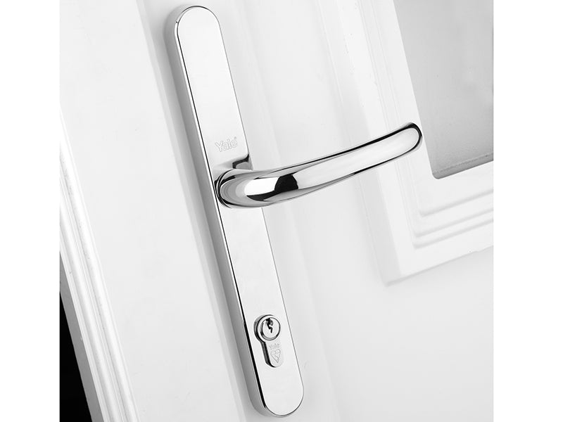 Yale Locks Retro Door Handle PVCu Polished Chrome Finish YALPPVCRHPC