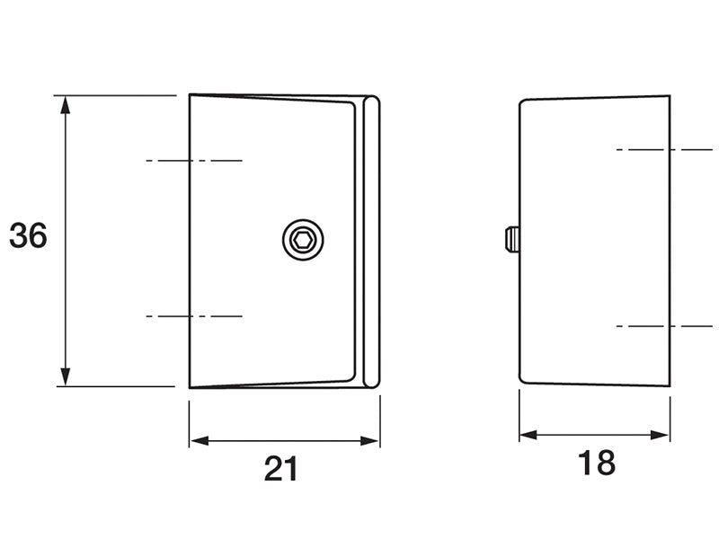 Yale Locks 8K109 Window Stop White Pack of 4 Visi YALV8K1094WE