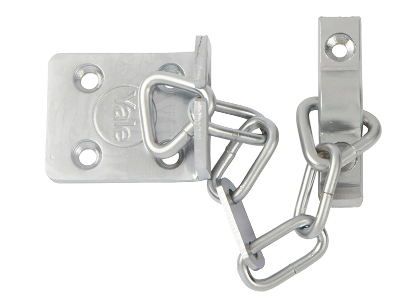 Yale Locks WS6 Security Door Chain - Satin Chrome Finish YALVWS6SC